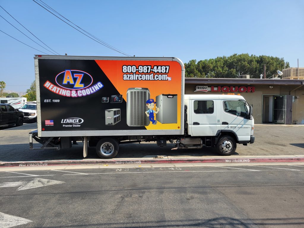 Az Heating Truck Example Of Vehicle Wraps 2