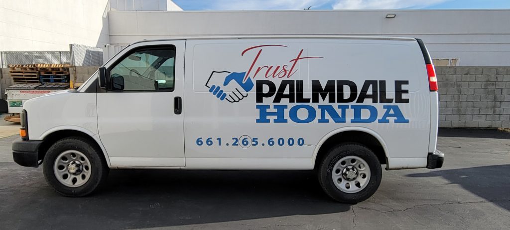 Honda Dealer Van Example Of Vehicle Wrap