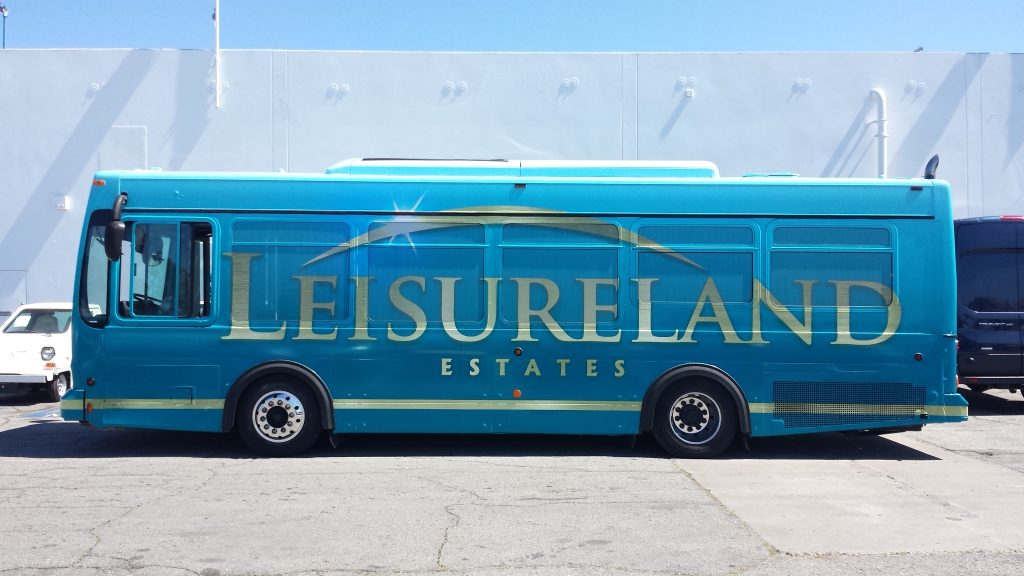 Leisureland Bus Example Vehicle Wraps